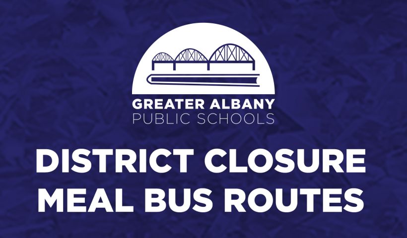 District closure meal bus routes