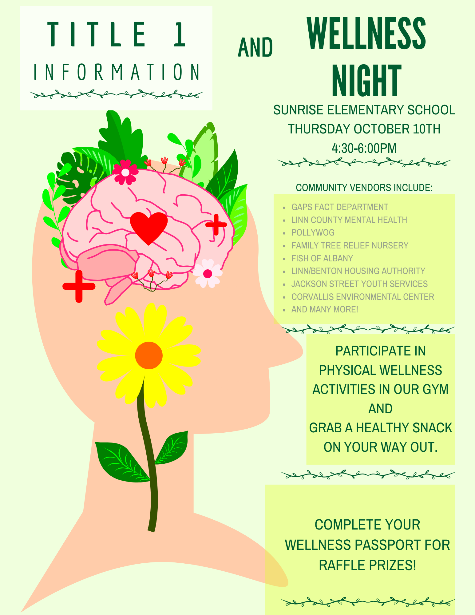 Title & Wellness Night